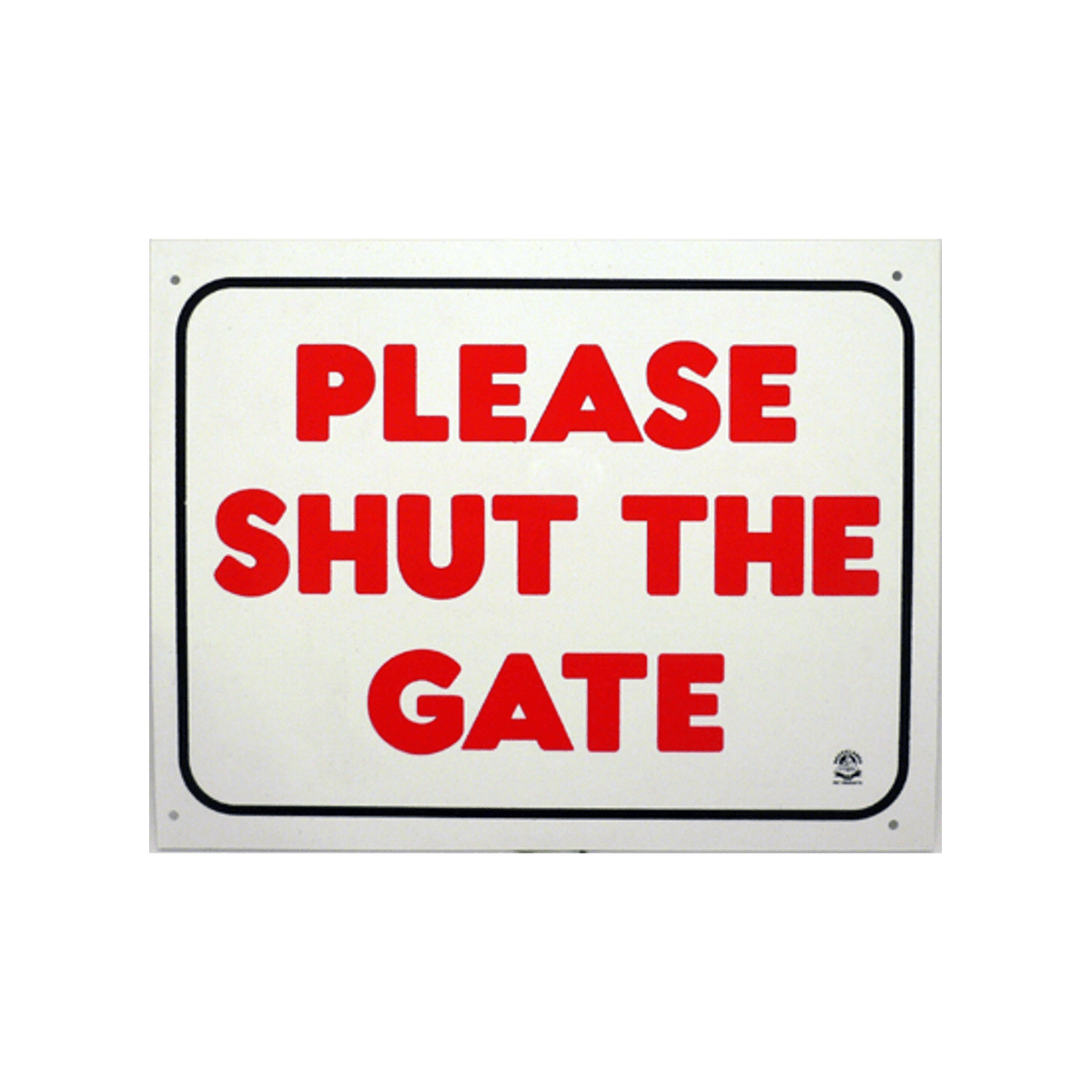 Plaque 'Please Shut The Gate' for Rabbits and Guinea Pigs NZ – One Stop ...